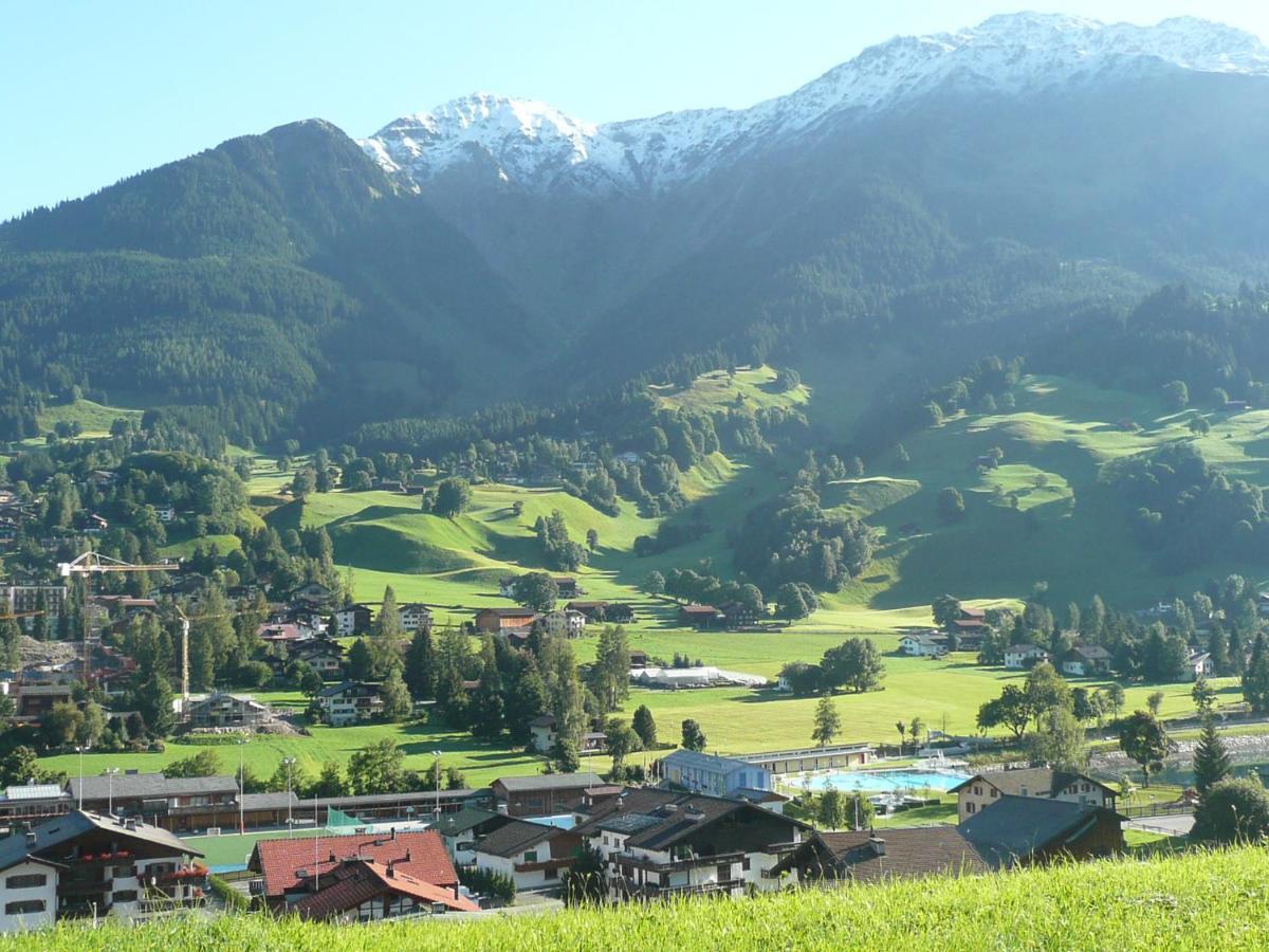 Appartement In Hus Signal Met Prachtig Uitzicht Op De Bergen Klosters Exterior photo